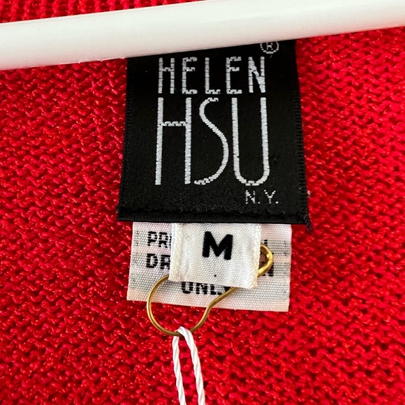 Red Oversized Vintage Cardigan - Picture 3 of 4